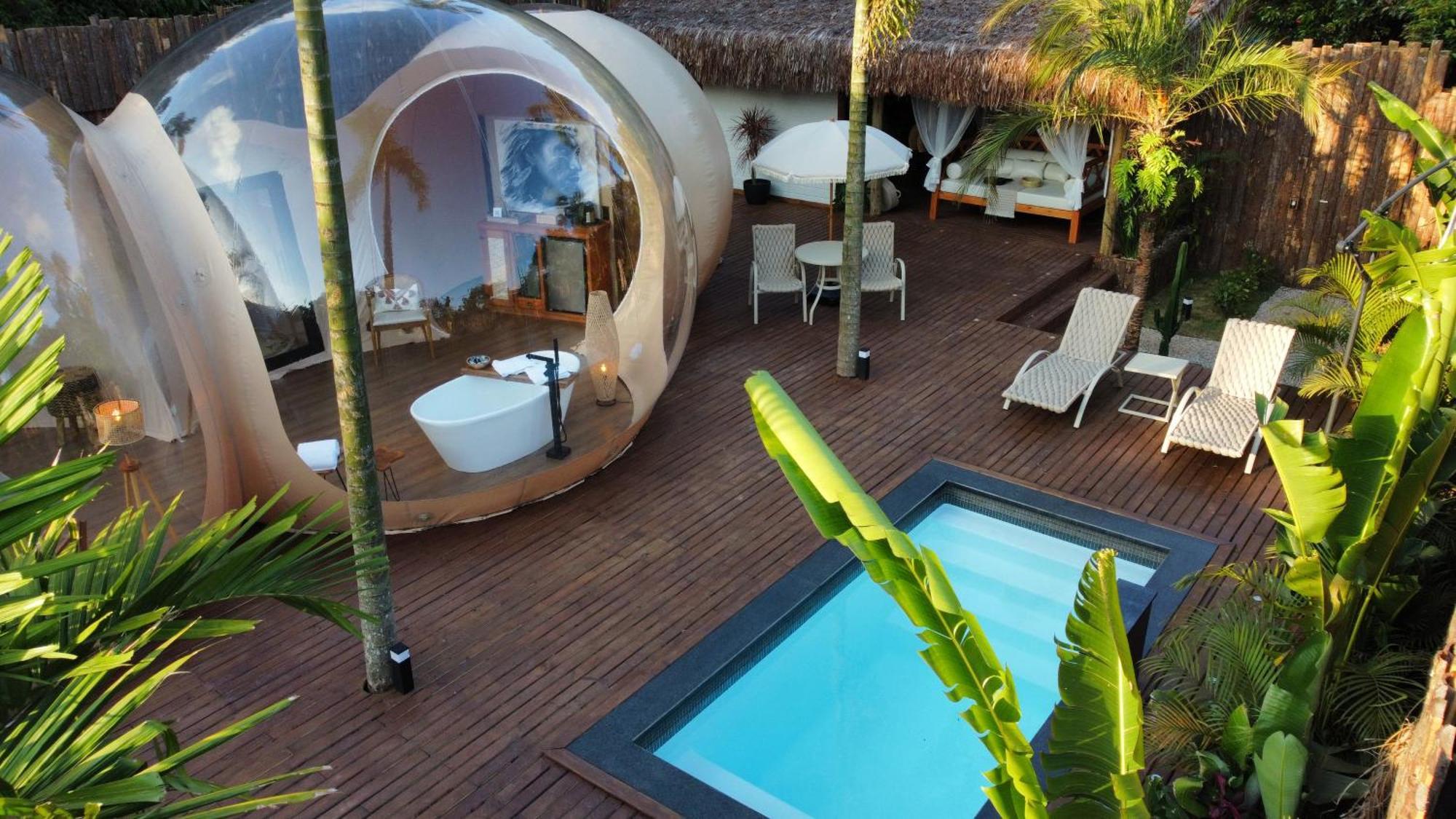 Zion Bubble Glamping Hotel Florianópolis Buitenkant foto